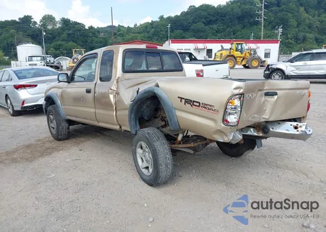 2001 Toyota Tacoma Base V6 z USA, uszkodzony, nr VIN 5TEWN72N21Z812222